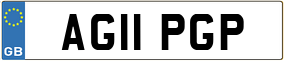Truck License Plate
